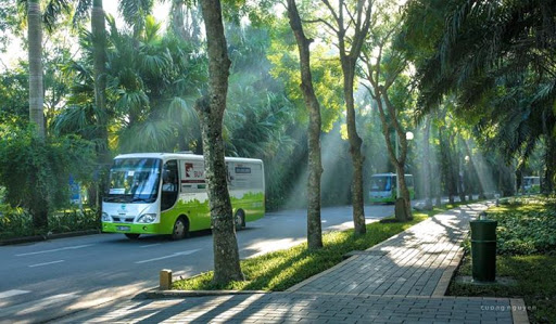 Xe bus Ecobus chỉ dành riêng cho những cư dân của Ecopark