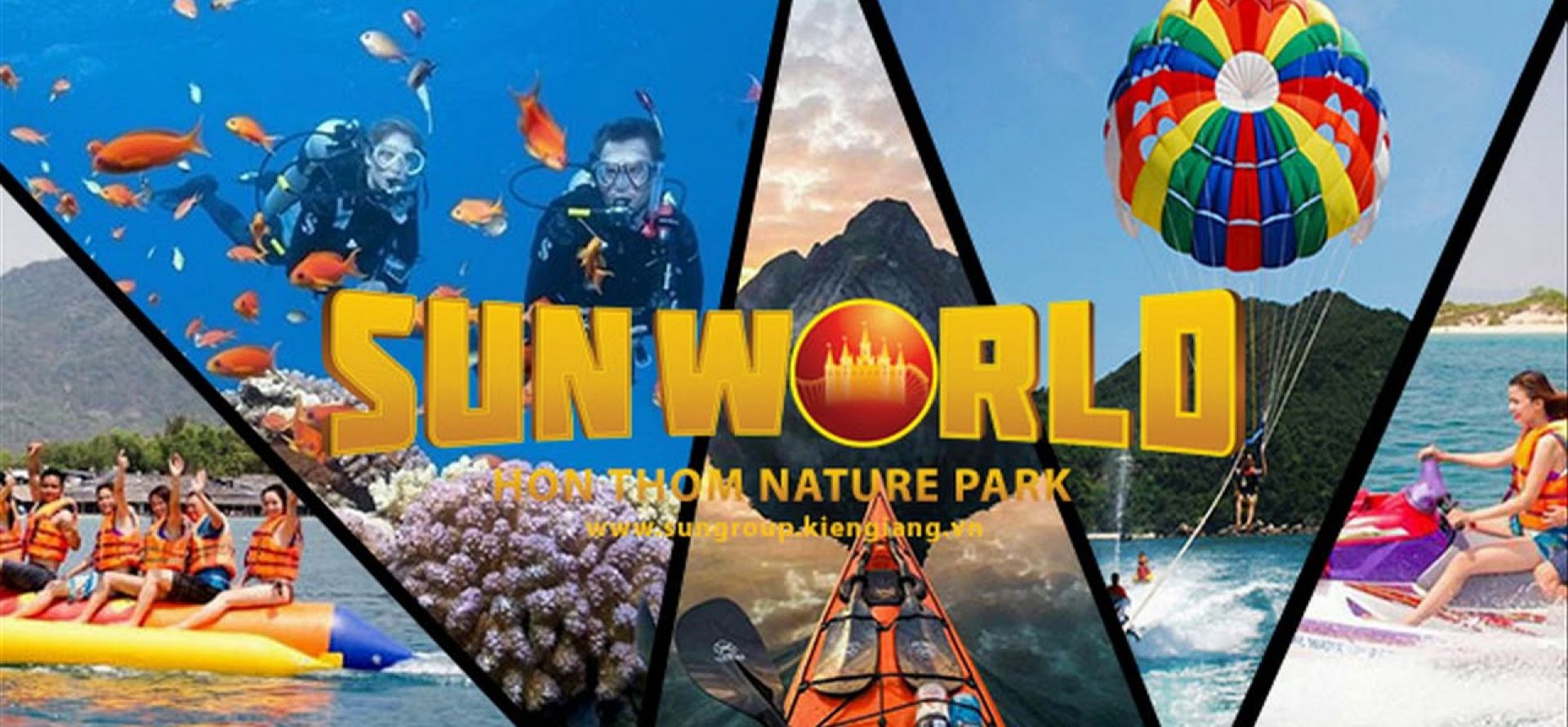 Khu phức hợp vui chơi giải trí Sun World Hon Thom Nature Park đảo Hòn Thơm là điểm phải đến của du khách khi đến Phú Quốc