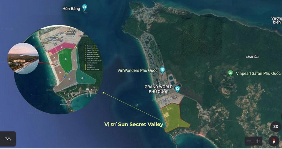 Vị trí độc tôn của dự án Sun Group Tại Bắc Đảo Phú Quốc